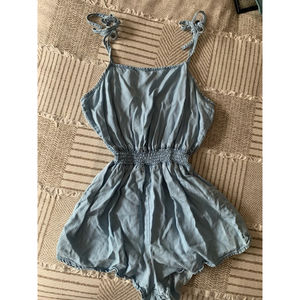 Light Blue Forever 21 Romper
